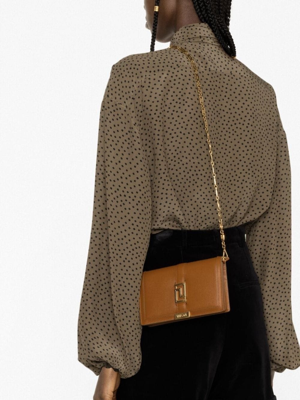 Versace Greca Goddess leather mini bag - Image 3