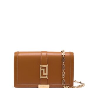 Versace Greca Goddess leather mini bag