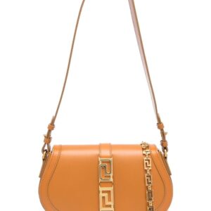 Versace Greca Goddess leather shoulder bag