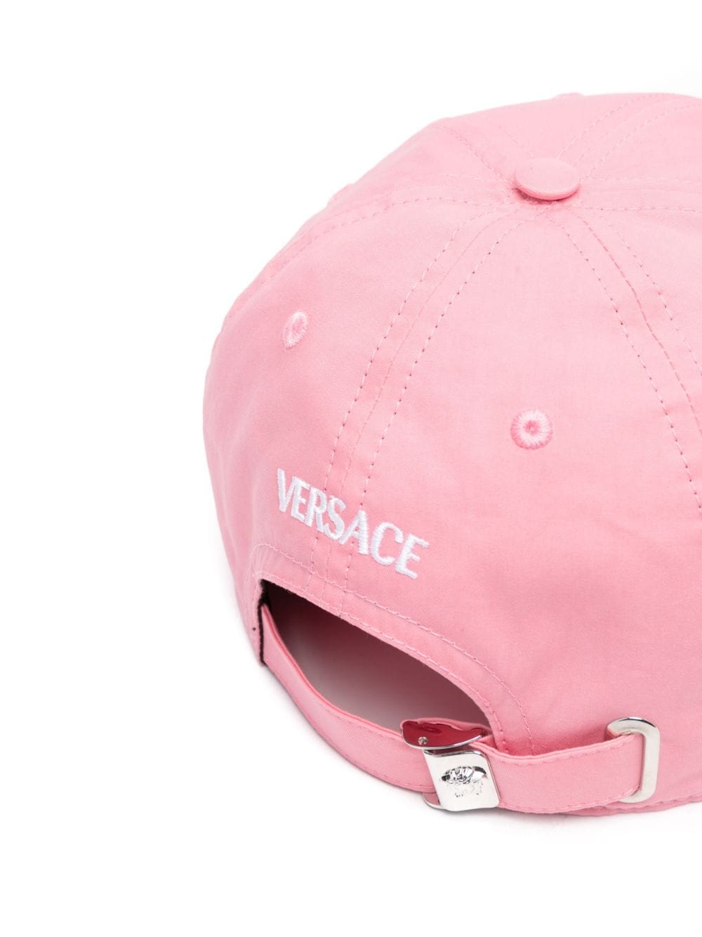 Versace embroidered-logo cotton cap - Image 2