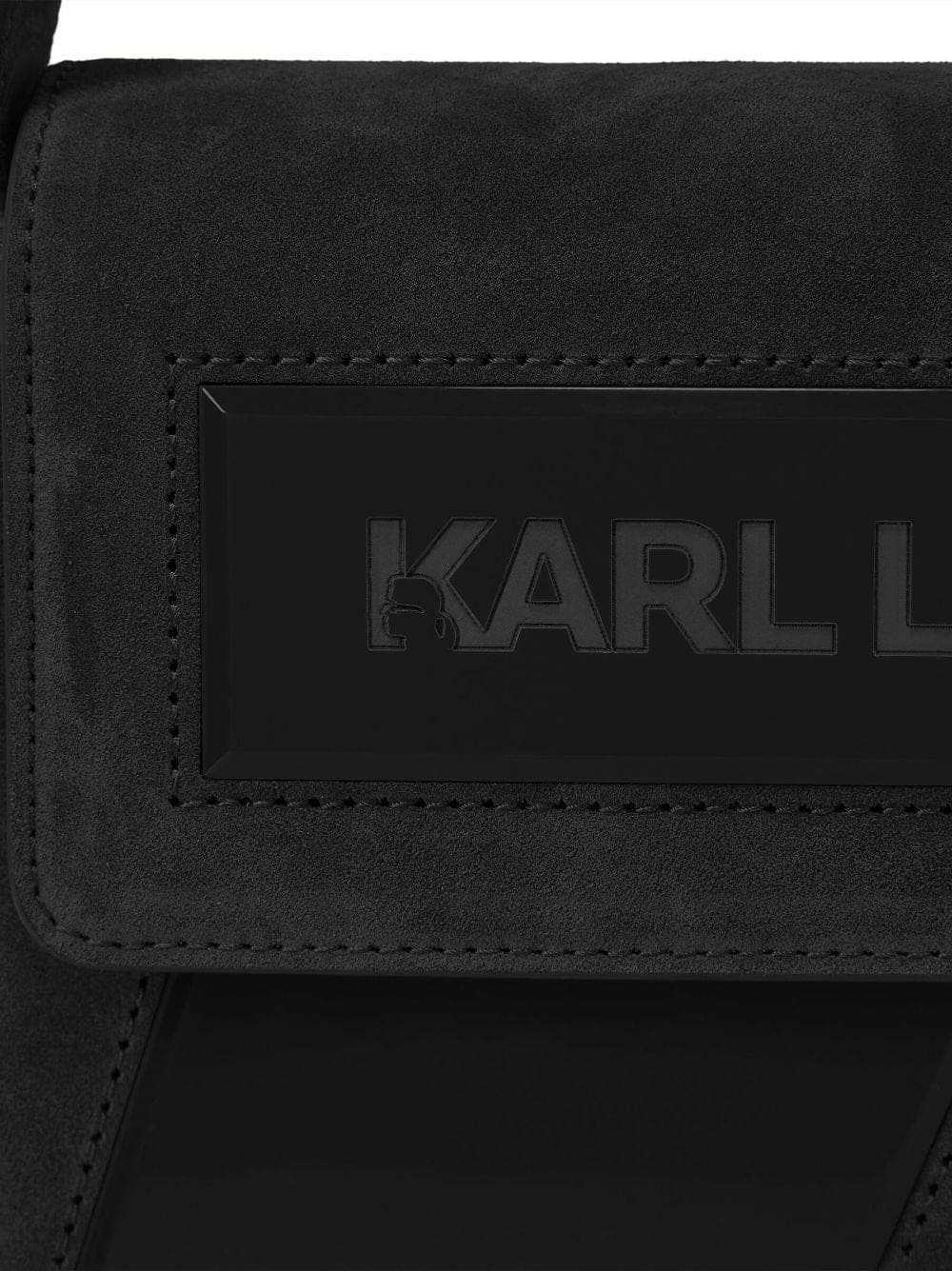 Karl Lagerfeld IKON/K suede shoulder bag - Image 3