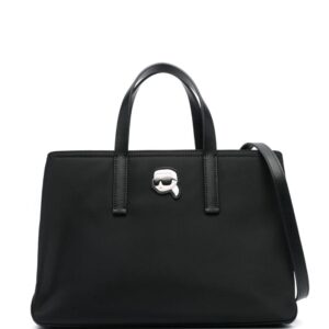 Karl Lagerfeld Ikonik appliqué-detail tote bag