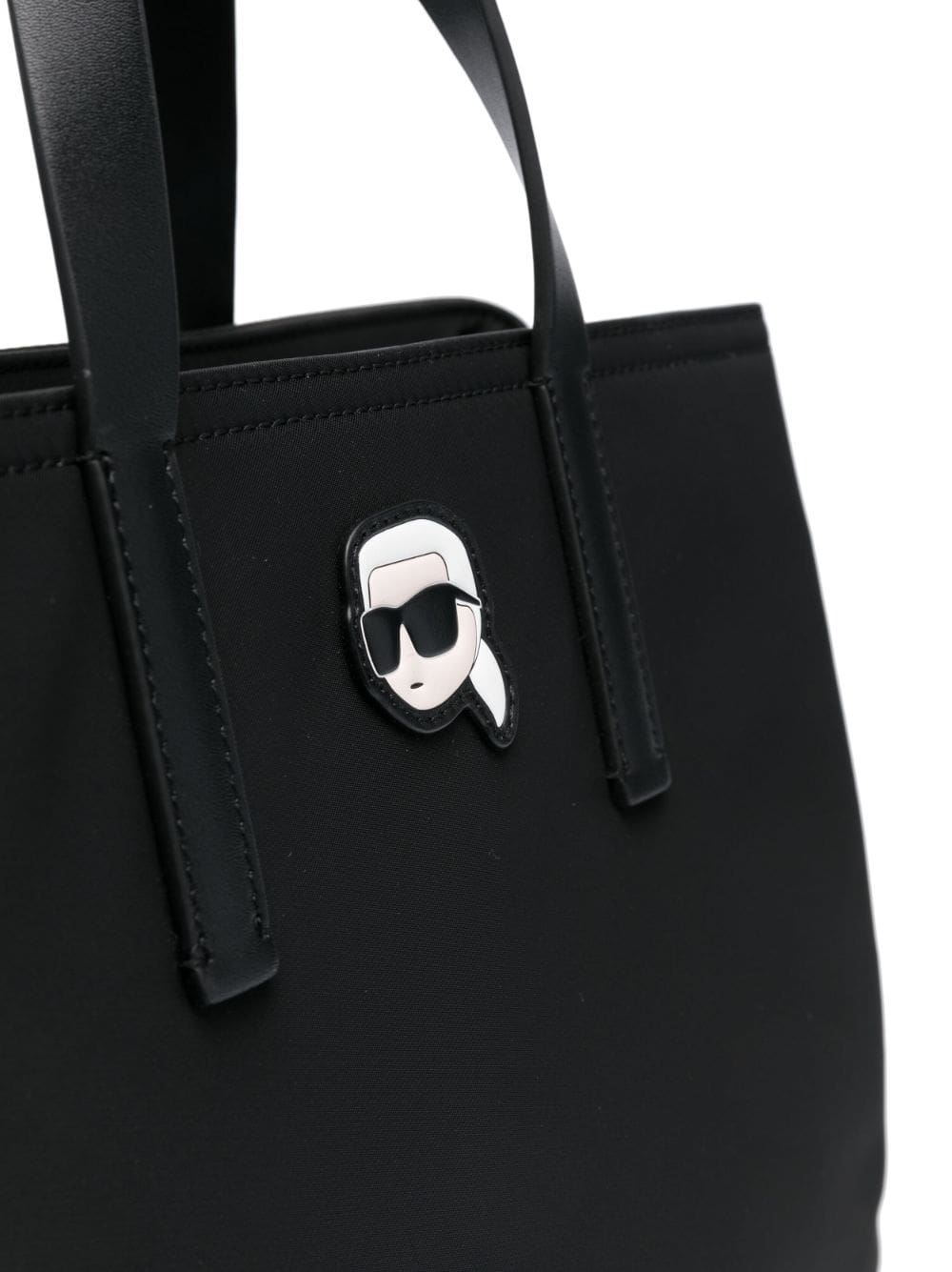 Karl Lagerfeld Ikonik appliqué-detail tote bag - Image 4