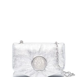 Karl Lagerfeld K/Stamp metallic shoulder bag