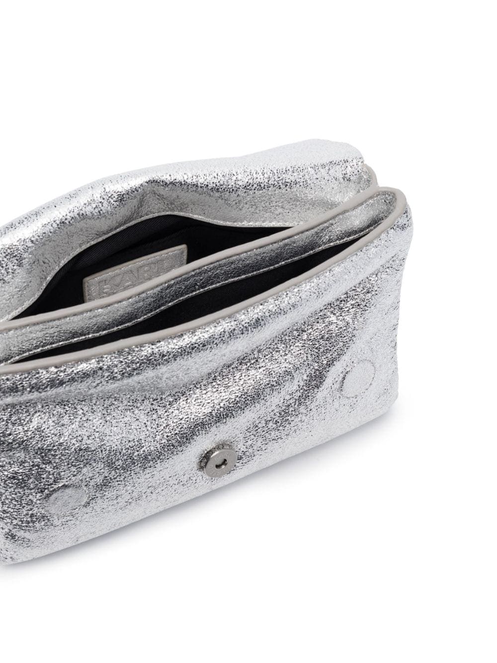 Karl Lagerfeld K/Stamp metallic shoulder bag - Image 5