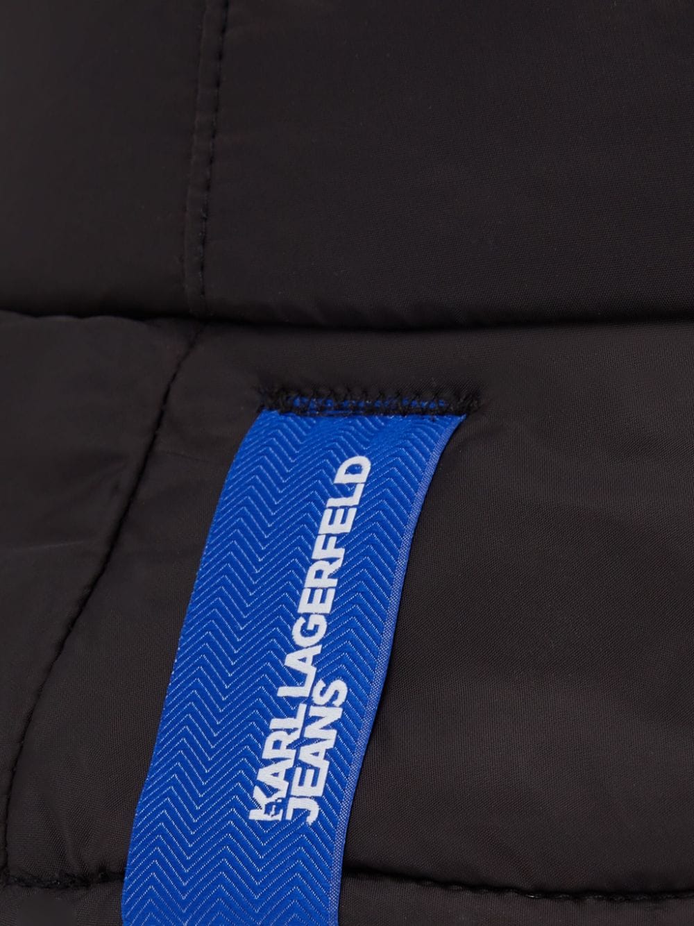 Karl Lagerfeld Jeans padded logo-patch bucket hat - Image 3