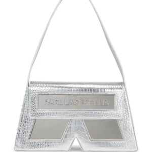 Karl Lagerfeld IKON/K crocodile-effect shoulder bag