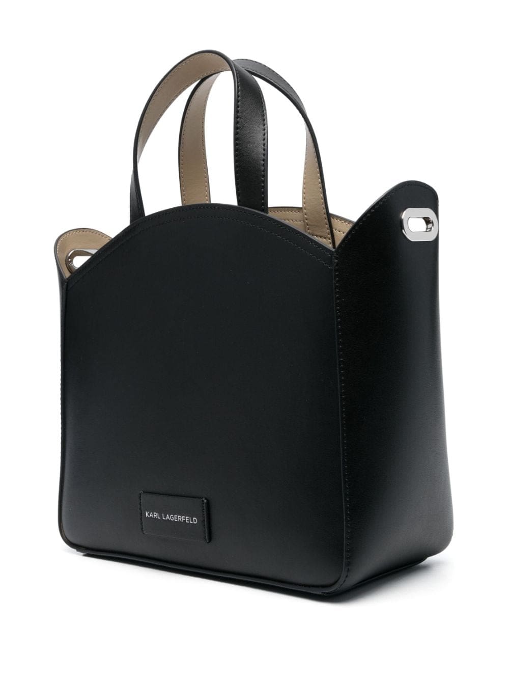Karl Lagerfeld K/Circle debossed-logo tote bag - Image 3
