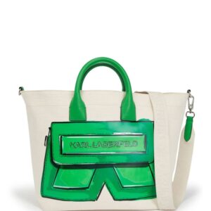 Karl Lagerfeld IKON/K canvas tote bag
