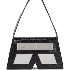 Karl Lagerfeld IKON/K crocodile-effect shoulder bag