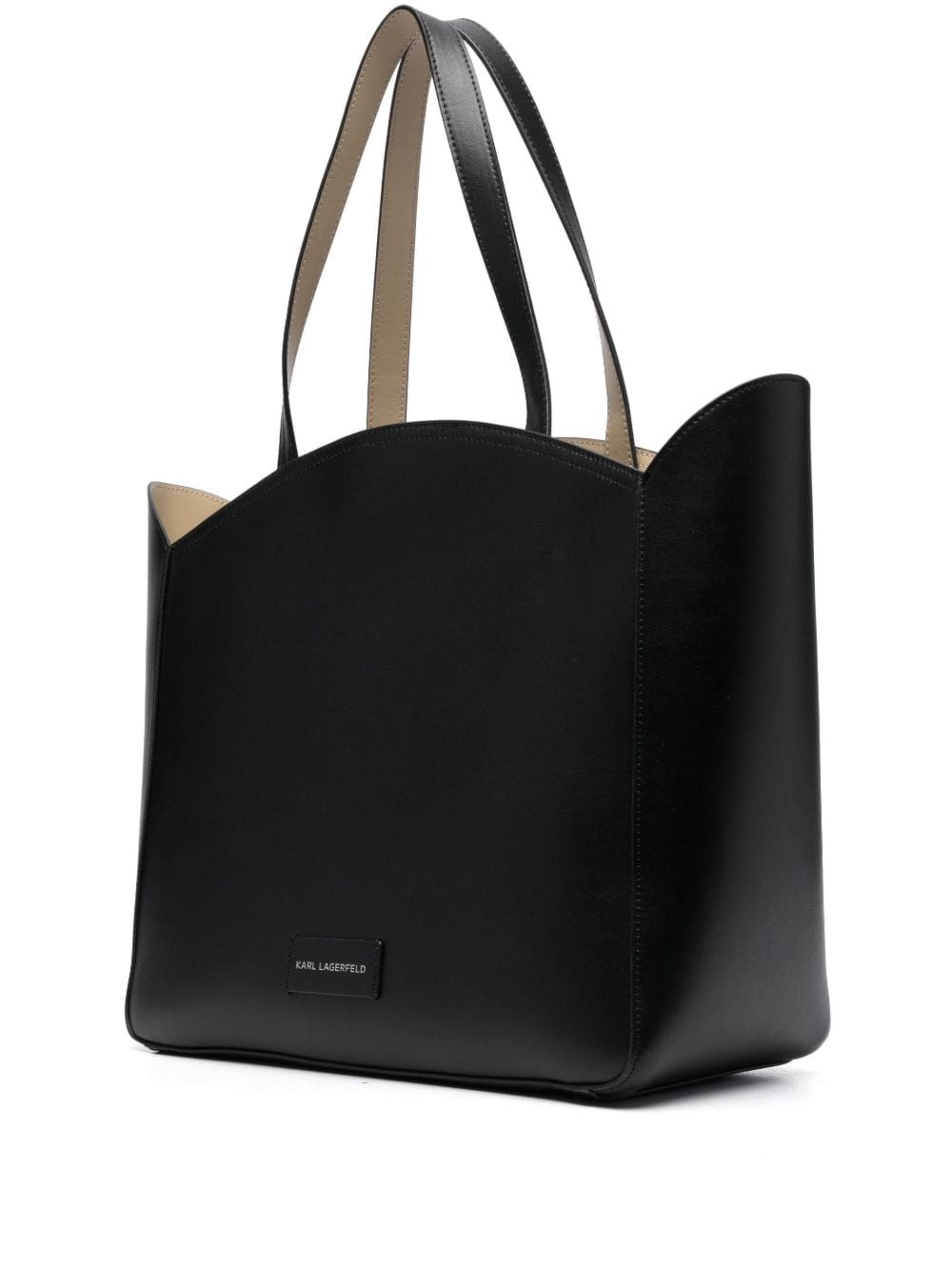 Karl Lagerfeld large K/Circle debossed-logo tote bag - Image 3