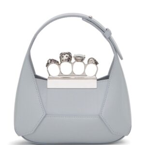 Alexander McQueen mini The Jewelled leather tote bag
