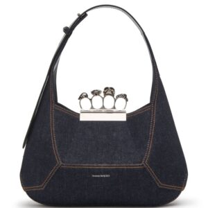 Alexander McQueen The Jewelled denim tote bag