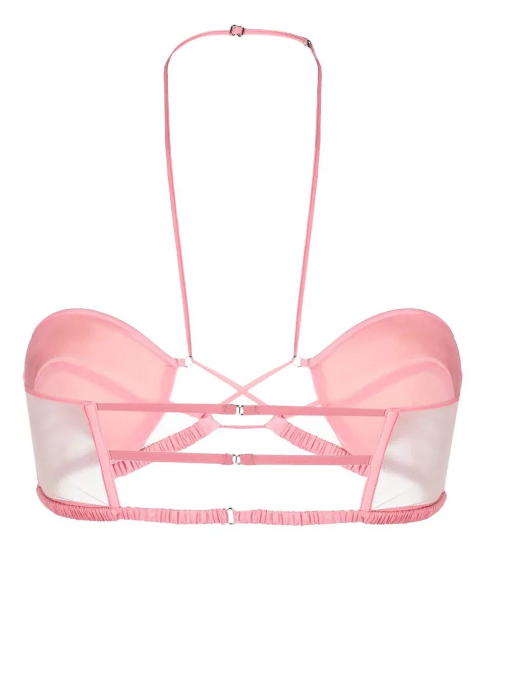 Nensi Dojaka tulle-panel halterneck bra - Image 2