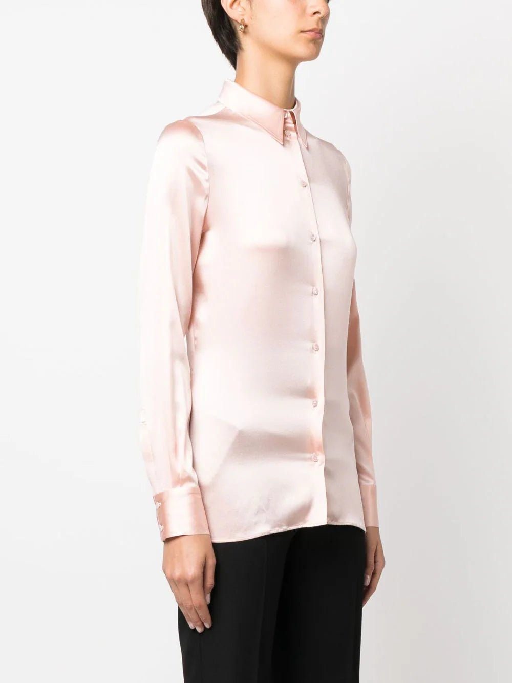 TOM FORD stretch silk-satin shirt - Image 3