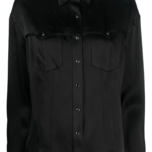 TOM FORD  Western-style satin shirt