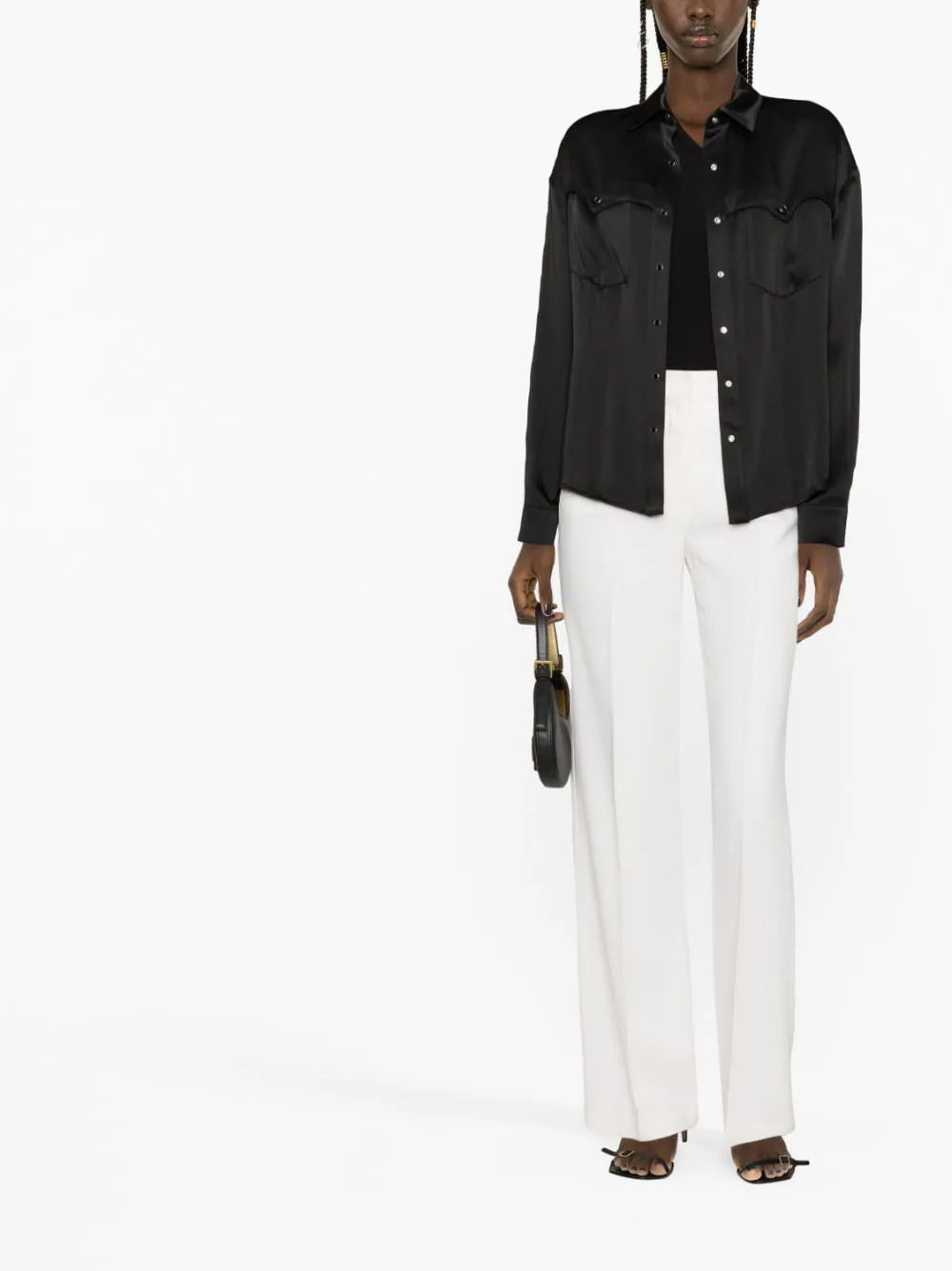 TOM FORD Western-style satin shirt - Image 2