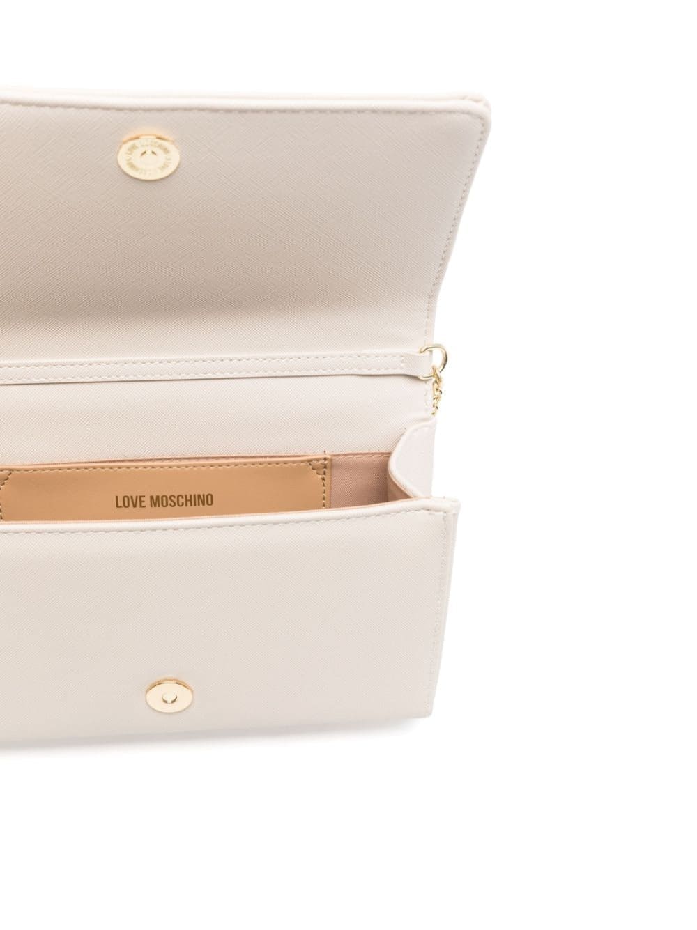 Love Moschino logo heart-patch faux-leather crossbody bag - Image 5