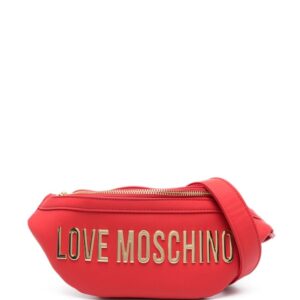 Love Moschino logo-lettering faux-leather belt bag