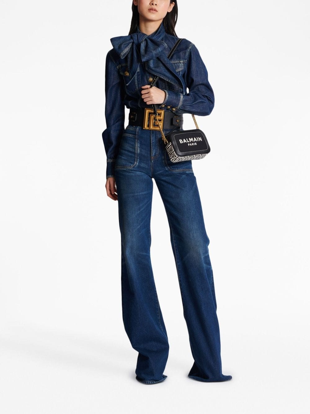 Balmain B-Army logo-print bag - Image 2