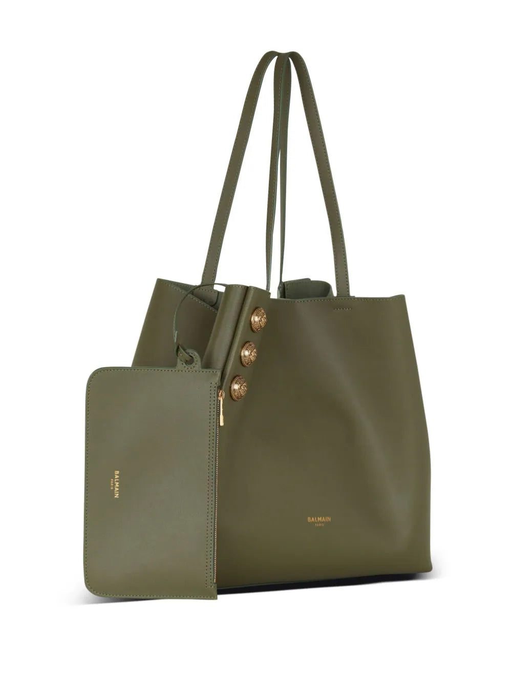 Balmain Embleme leather tote bag - Image 5