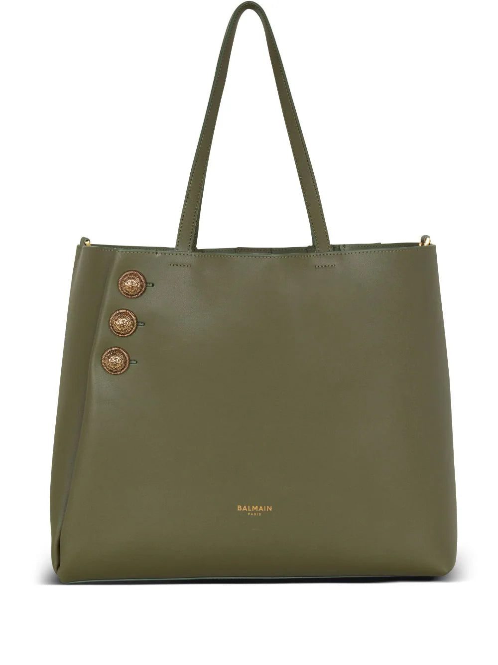 Balmain Embleme leather tote bag