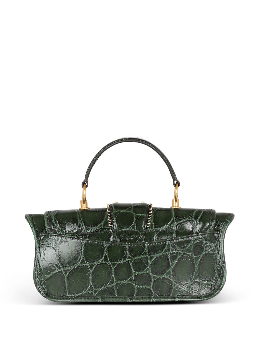 Balmain Blaze crocodile-embossed shoulder bag - Image 4