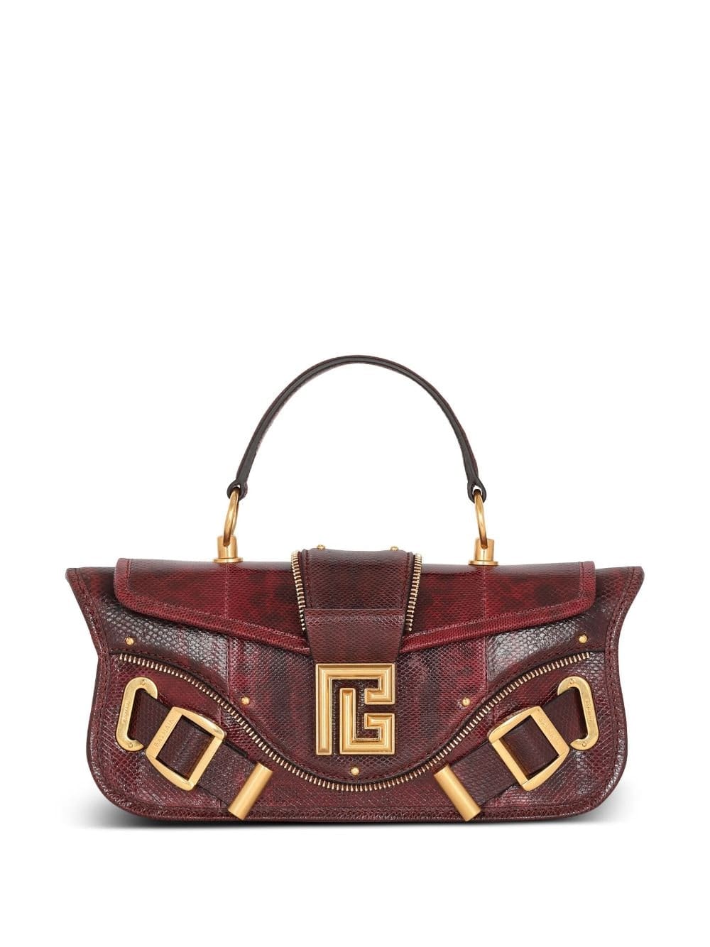 Balmain Blaze snakeskin shoulder bag