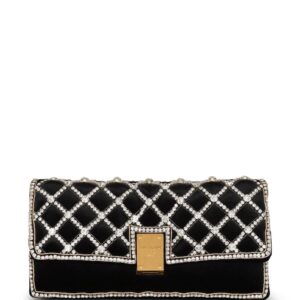 Balmain crystal-embellishment mini shoulder bag
