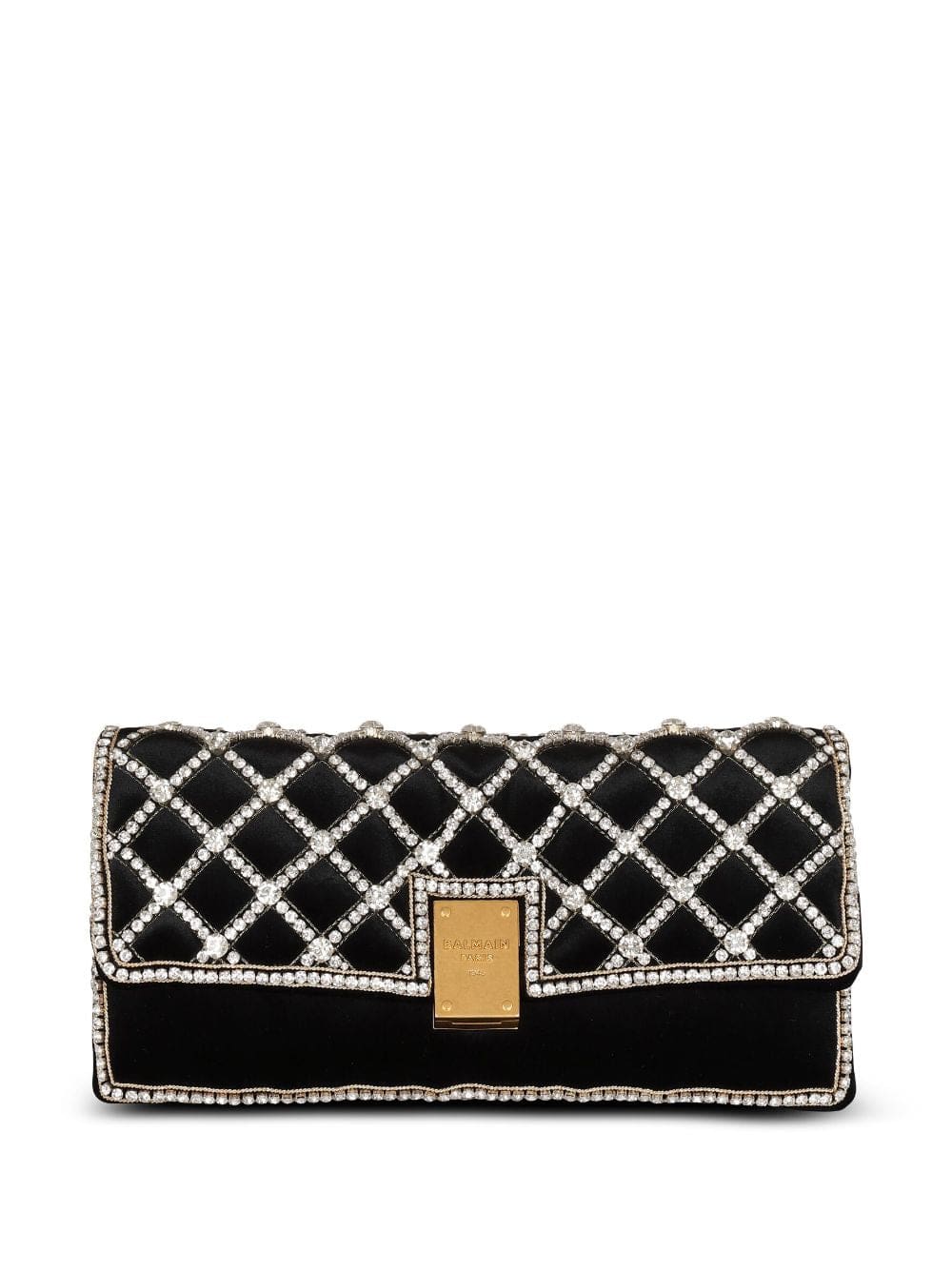 Balmain crystal-embellishment mini shoulder bag