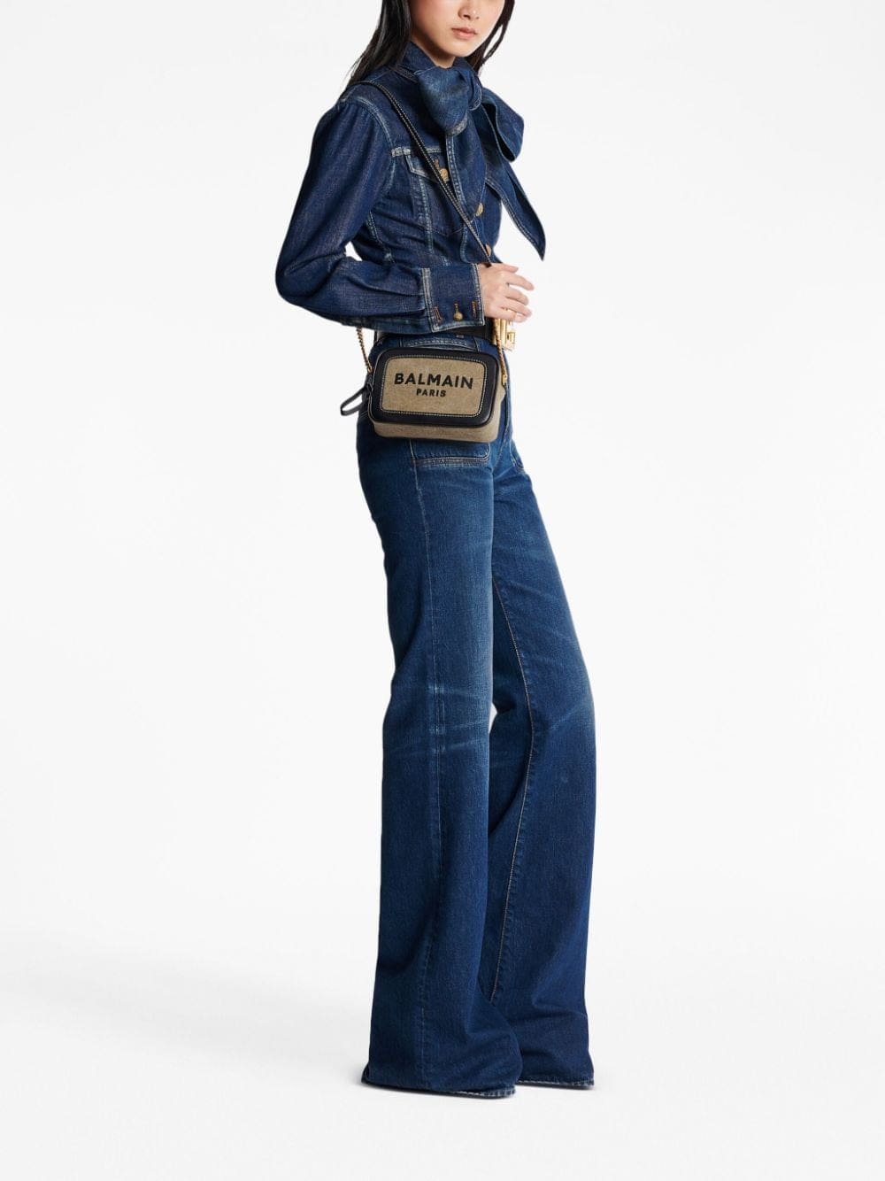 Balmain B-Army logo-print bag - Image 2