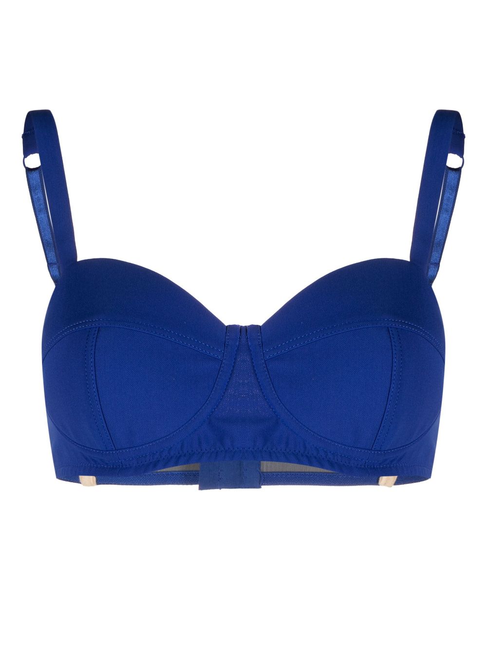 Moschino panelled underwired bra