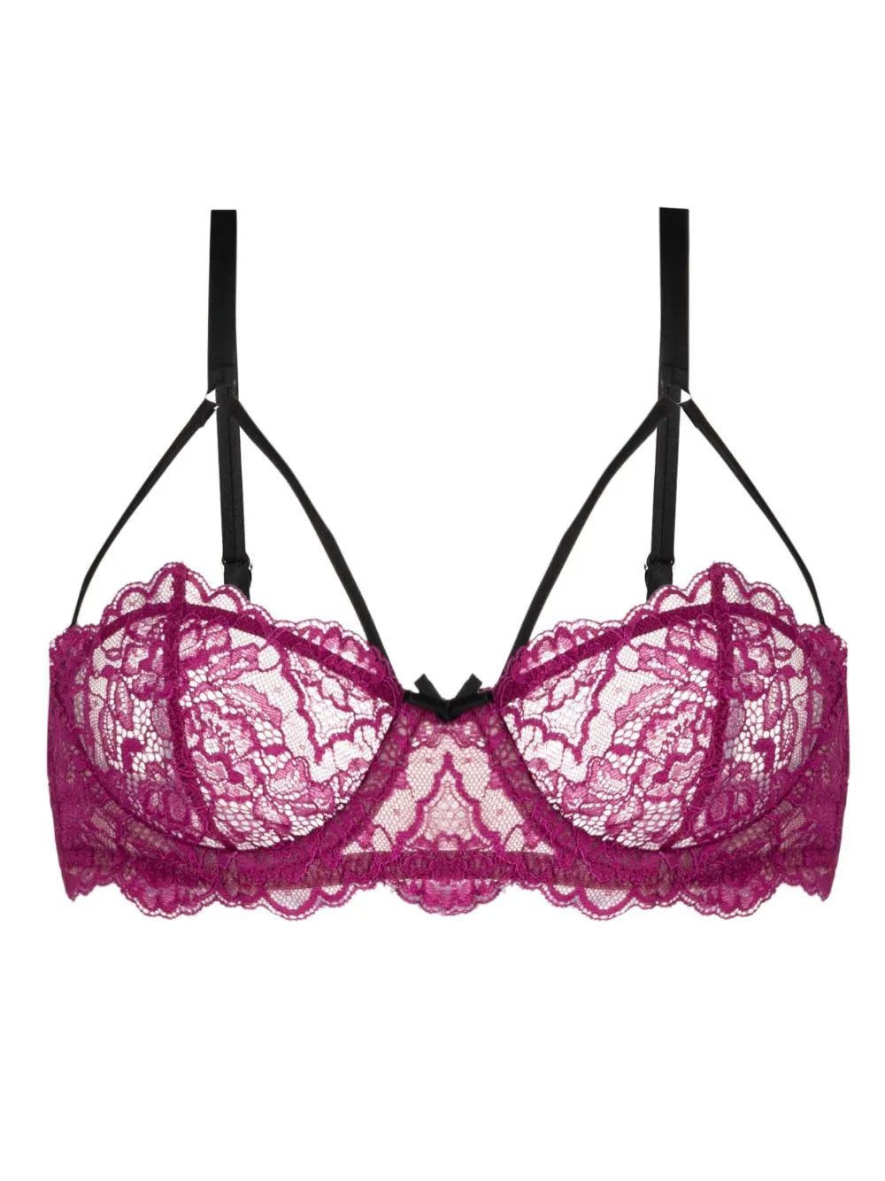 Fleur Du Mal Roxy floral-embroidered lace bra