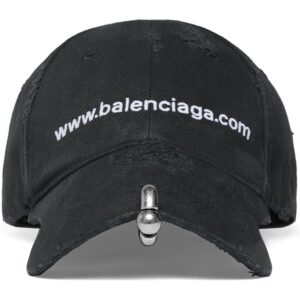 Balenciaga Bal.com piercing baseball cap