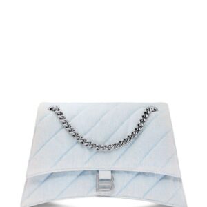 Balenciaga medium Crush quilted denim shoulder bag