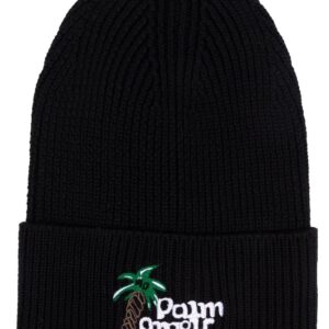 Palm Angels Sketchy embroidered-logo beanie