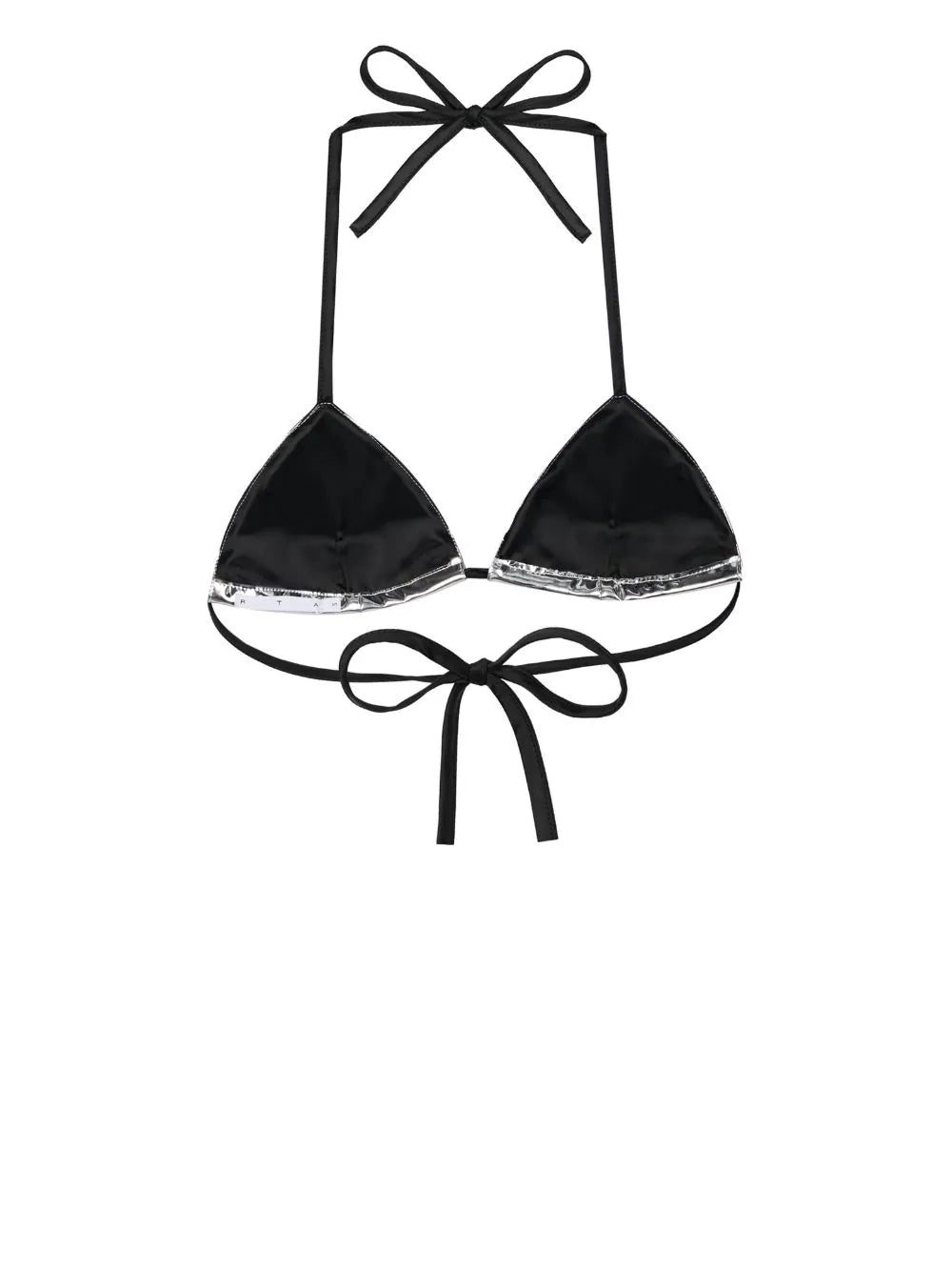 RTA triangle-cup metallic-finish bralette - Image 2