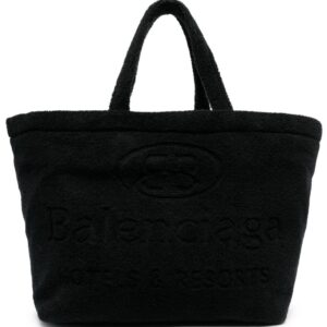 Balenciaga Jumbo logo-debossed tote bag