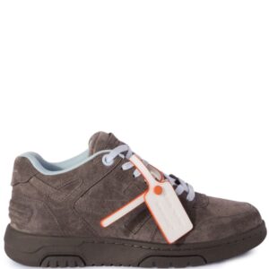 Off-White  Out Of Office suede sneakers