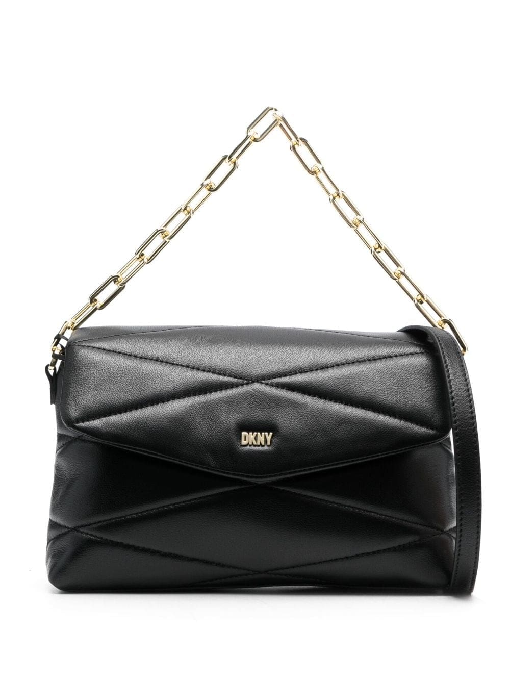 DKNY quilted leather shoulder bag