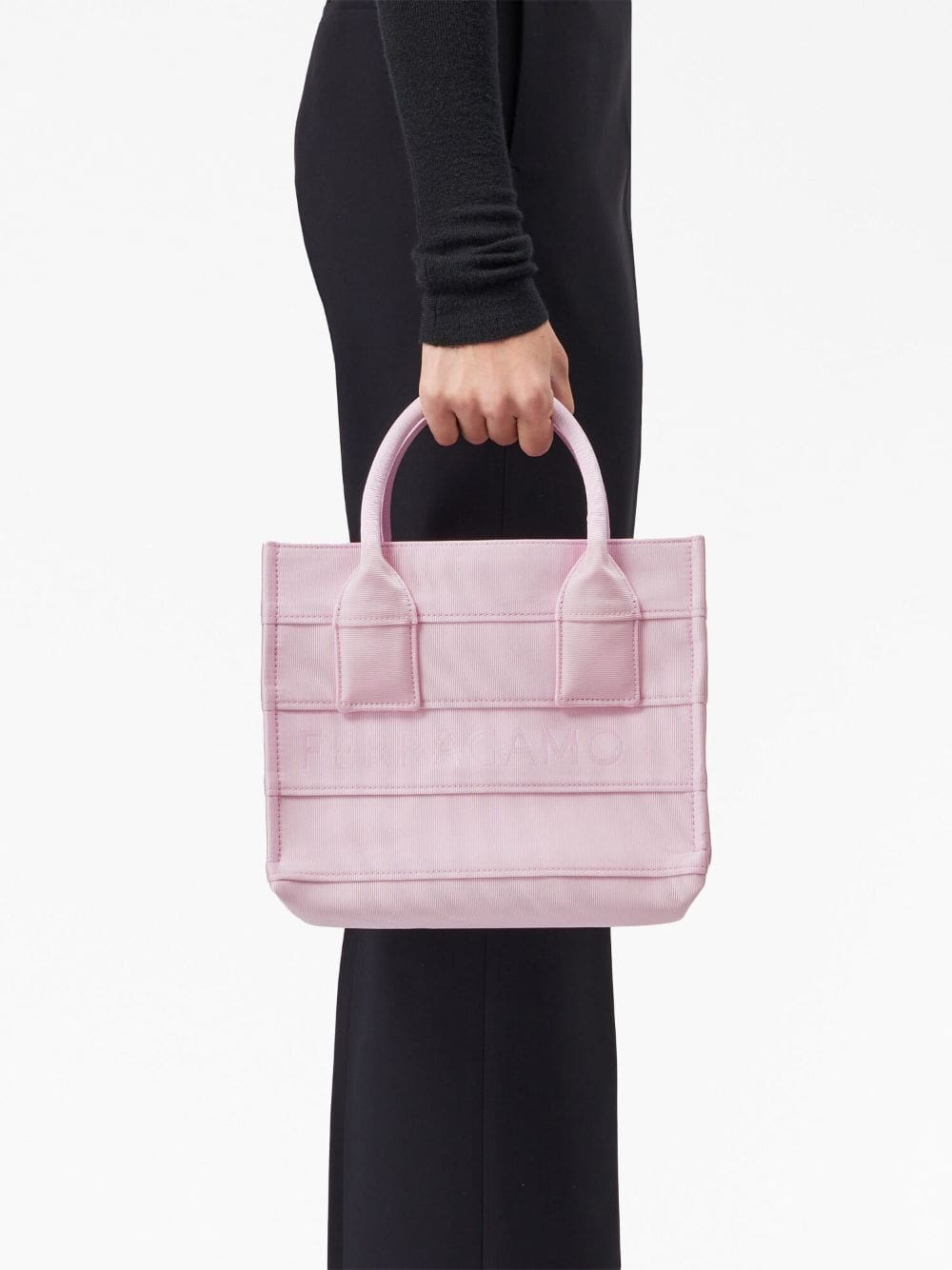 Ferragamo small Tote Bag with Signature - Image 2