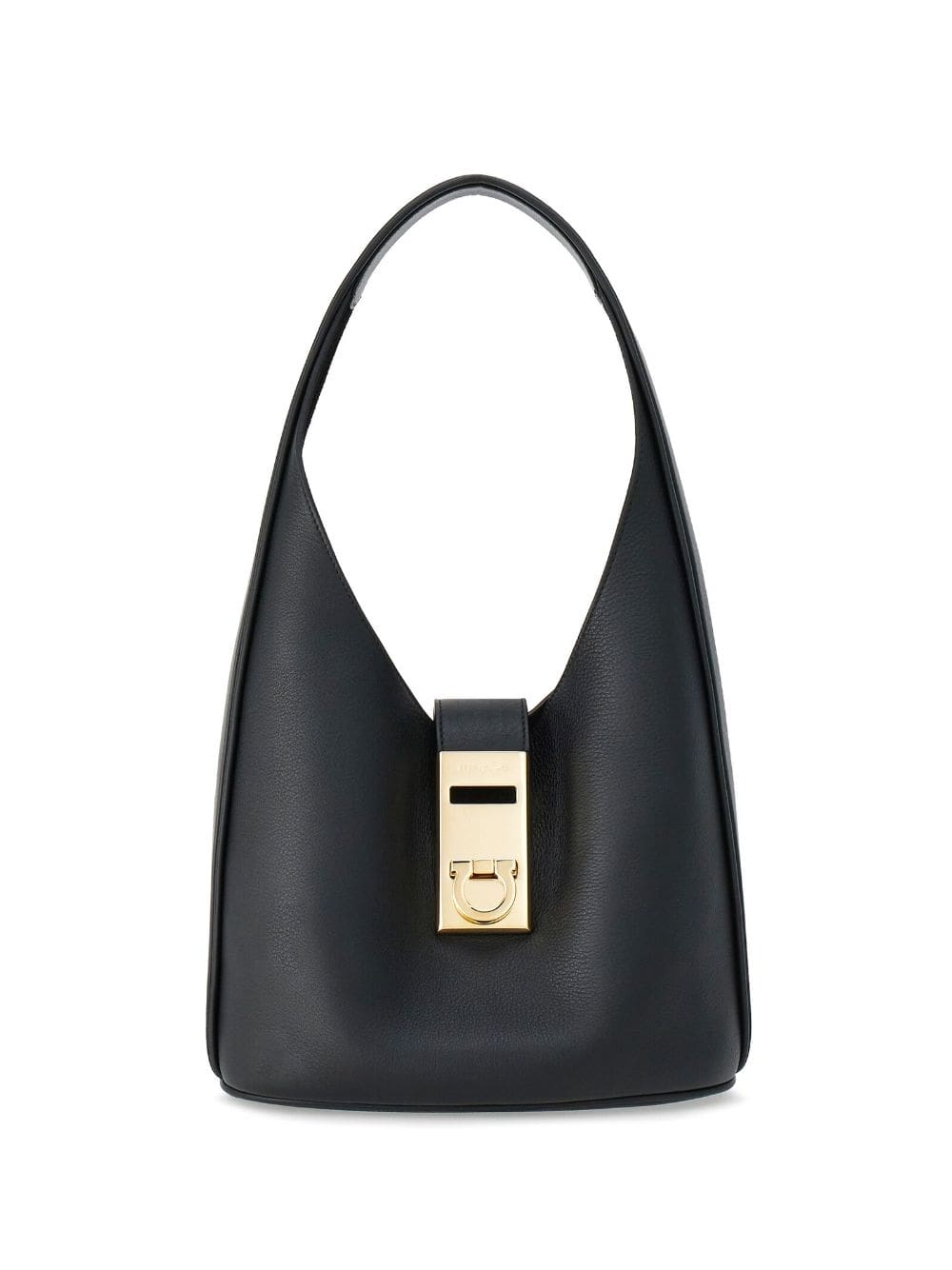 Ferragamo medium Gancini-buckle leather hobo bag