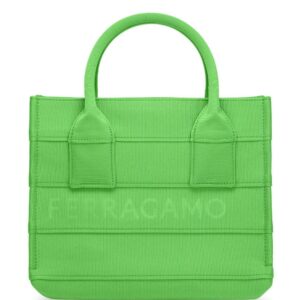 Ferragamo small logo-print tote bag