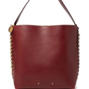 Stella McCartney Frayme logo-plaque tote bag