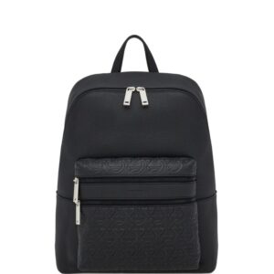 Ferragamo embossed-logo leather backpack