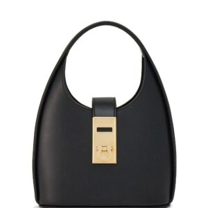 Ferragamo mini Gancini-buckle leather hobo bag