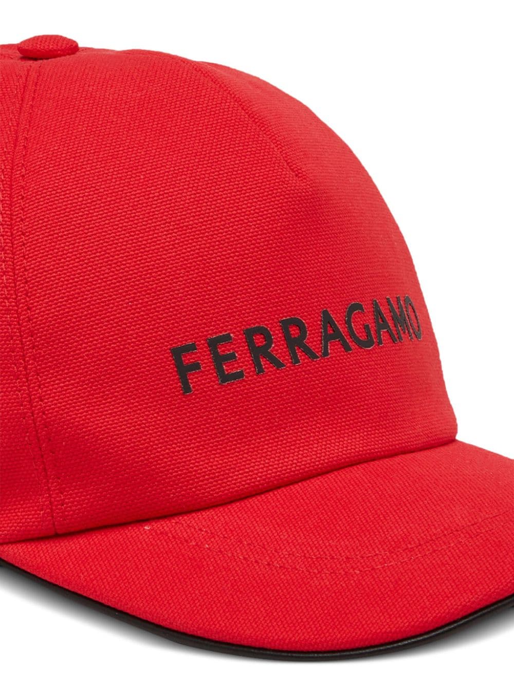 Ferragamo logo-print baseball cap - Image 3