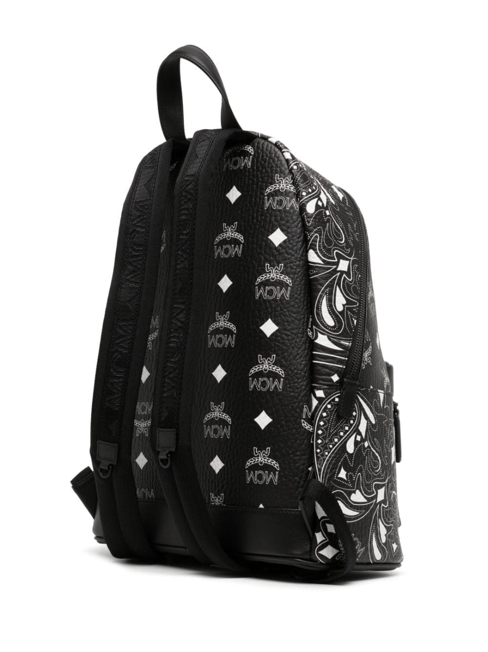 MCM medium Stark bandana monogram backpack - Image 4