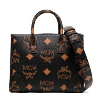 MCM small Munchen Maxi Visetos tote bag
