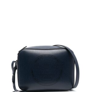 Emporio Armani perforated-logo crossbody bag